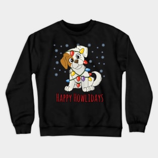 Happy Howlidays Beagle Cute dog Crewneck Sweatshirt